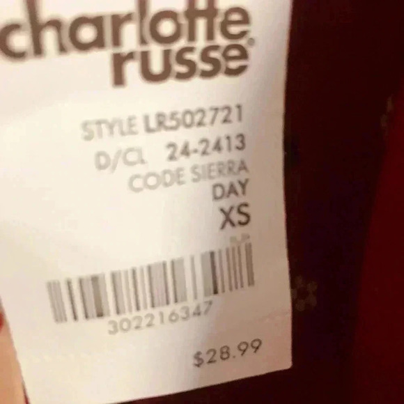 Charlotte Russe Paisley print off or on shoulder long sleeve Jumpsuit Romper - Picture 12 of 14